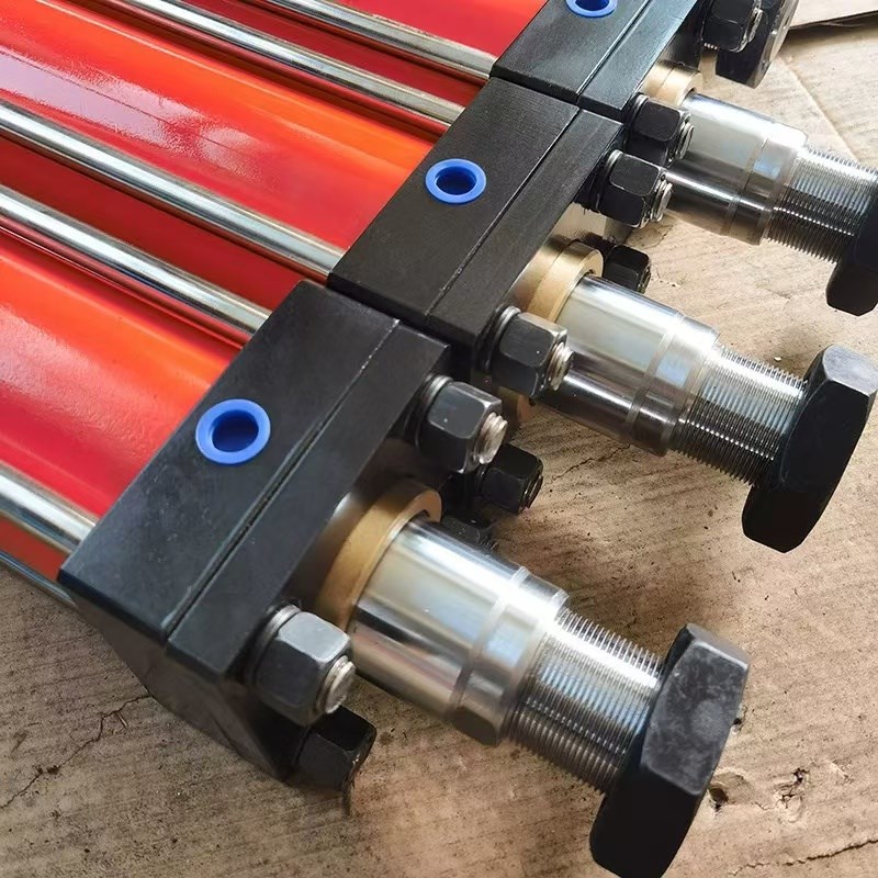 HOB/MOB可调重型轻型拉杆式液压油缸双向30/40/50/63X80X100-D