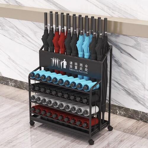 雨伞收纳架酒店大堂伞桶教室班级门口商用大容量雨伞存放架置物架