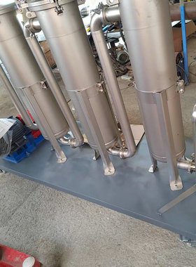 XTC-3P-DN50移动小推车过滤器润滑油过滤器 袋式过滤机