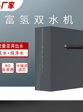 富氢双水净水器直饮家用ro反渗透自来水过滤净水机厨下式净饮机