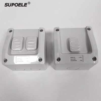 澳标SAA户外工业IP66防水开关1位澳式拨动开关2Gang 15A HPK系列