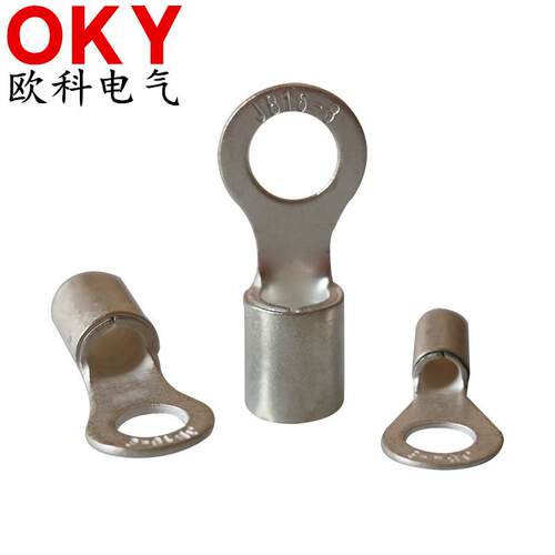 优惠JB2.5-4船用圆形裸端头铜线耳接线鼻带铜套JB冷压接线端子