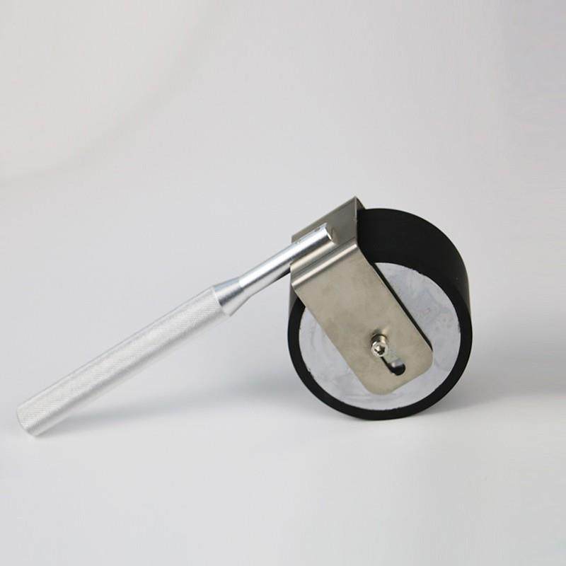 现货手动辗压滚轮2KG胶带保持力滚轮持粘性测试压辊粘性标准压轮