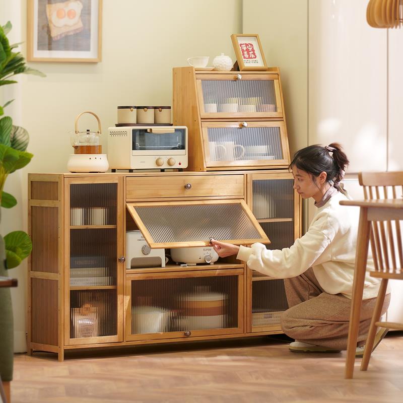 A10L餐边柜置物柜木柜子储物柜客厅靠墙壁办公室茶水柜家用茶柜置