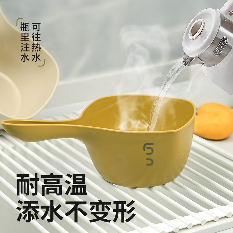 加厚摔不破水瓢家用大号水勺厨房耐高温舀水瓢塑料洗澡洗头水舀子