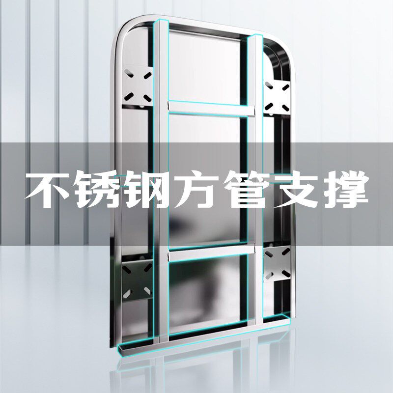 304不锈钢手推车平板车搬运车货车拉货静音家用折叠小推车拖车