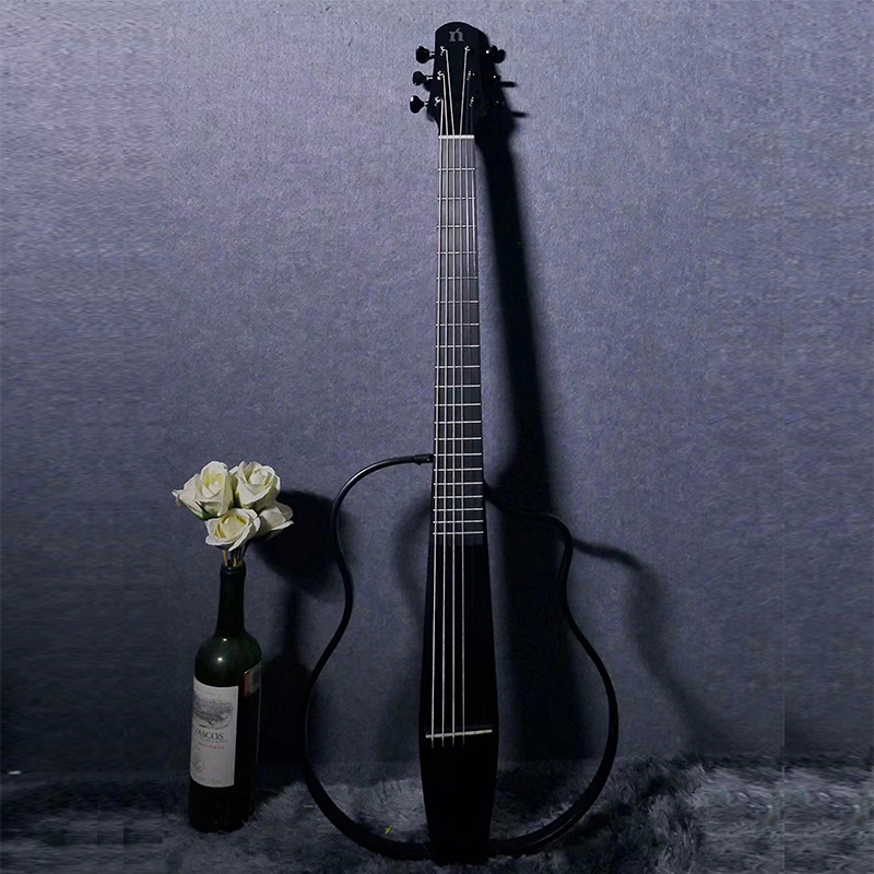 娜塔莎全竹智能静音吉他NBSG便携旅行电箱多功能初学入门学生吉他