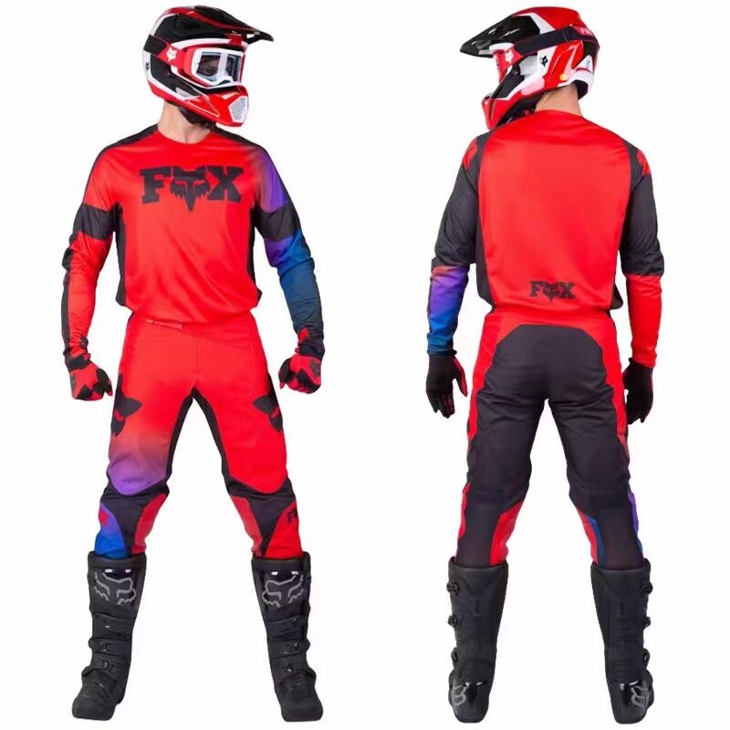 23新款越野车服赛车服山地速降林道越野摩托车骑行套装四季耐磨款