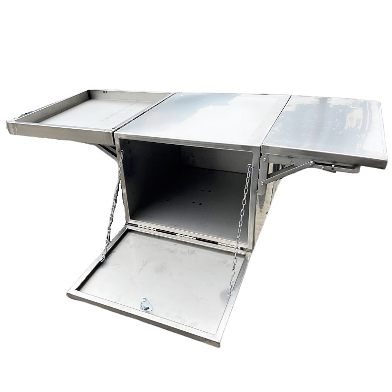 不锈钢电动车后座摆摊箱电瓶摩托后备尾箱烤肠神器可折叠便携架子