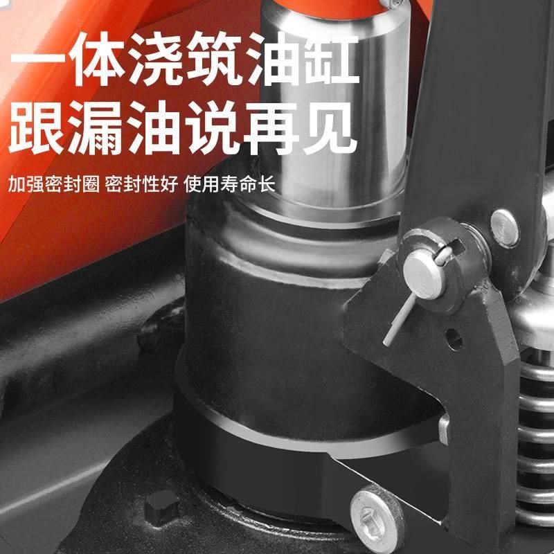 手动叉车液压搬运车升降重型手推车8吨装卸手拉推车大吨位托盘车