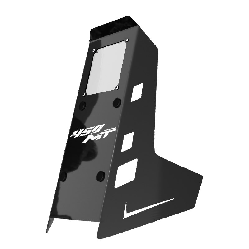 适用于春风450MT前挡风玻璃改装竞技黑化前风挡挡雨板配件