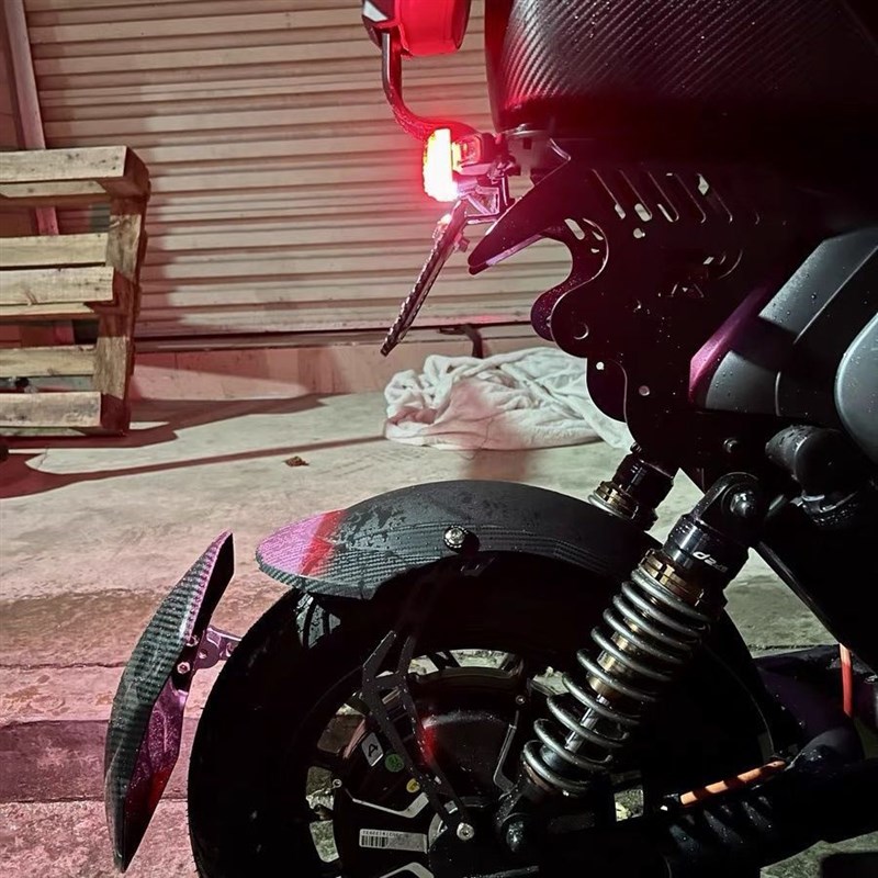 小牛U+B后挡泥前段板UQI+/U2九号机械师电动车改装后盾挡水版配件