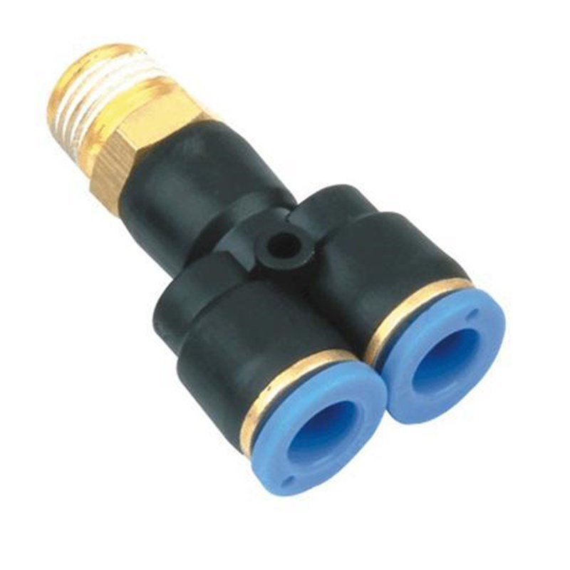 螺纹三通接头PX4-M5 6-01 8-02 B10-03 12-04 16气管快插Y型TPM