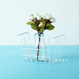 挂篮上速铁艺网格挂架发篮子托盘泡面托架照片墙装置物架泡面墙墙