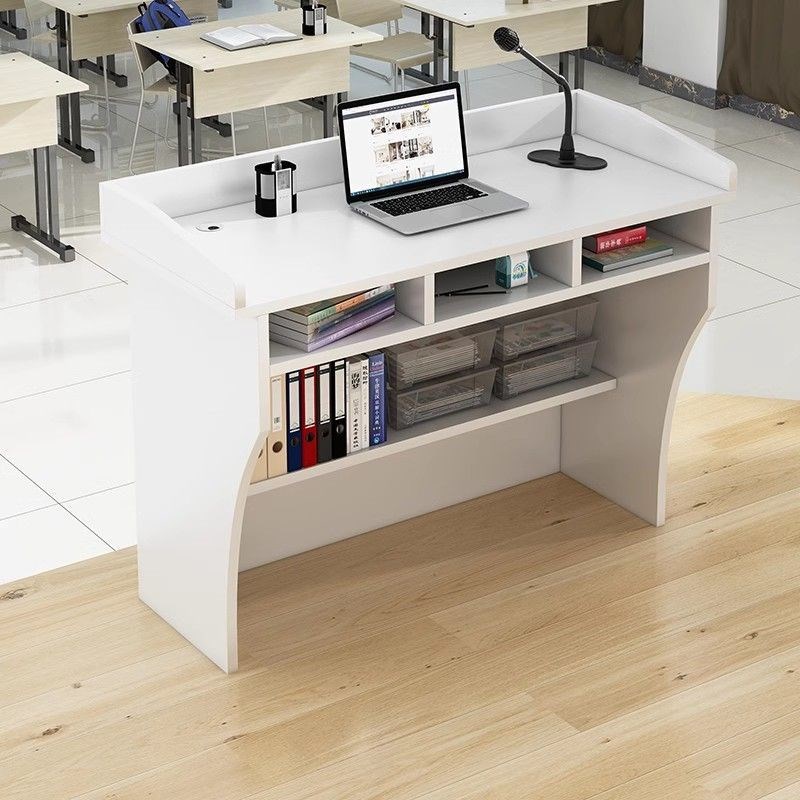 教师演讲台小讲台教n室讲桌老师培训讲课桌多媒体学校会议室讲台