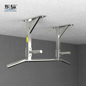 加强健身器材三角架单杠家用引体向上不锈钢练臂力天花板吊顶东际