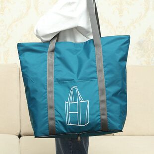 子拎包手提行李袋跨可折叠旅行收纳袋大容量机登单肩斜包便携时尚