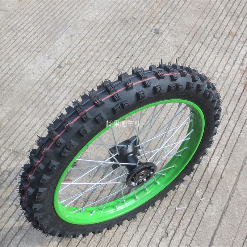 高赛越野摩托车配件 阿波罗川崎70/100-17寸C碟轮芯轮毂带轮胎