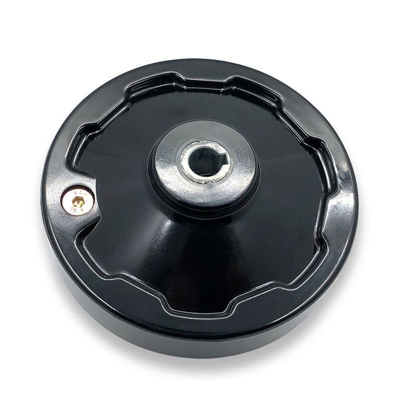 丝杆塑料手轮 圆形提升机80 100 125圆形可折内波纹手轮调节手柄