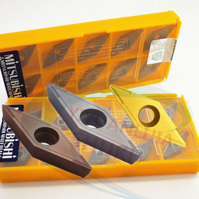 三菱数控刀片菱形35度尖刀刀头VCMT160404/08通用不锈钢精车刀粒