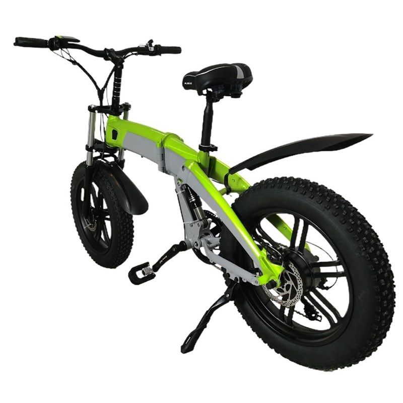 20寸折叠电g动自行车架宽胎沙滩助力电动车车架助力单车钣金加工