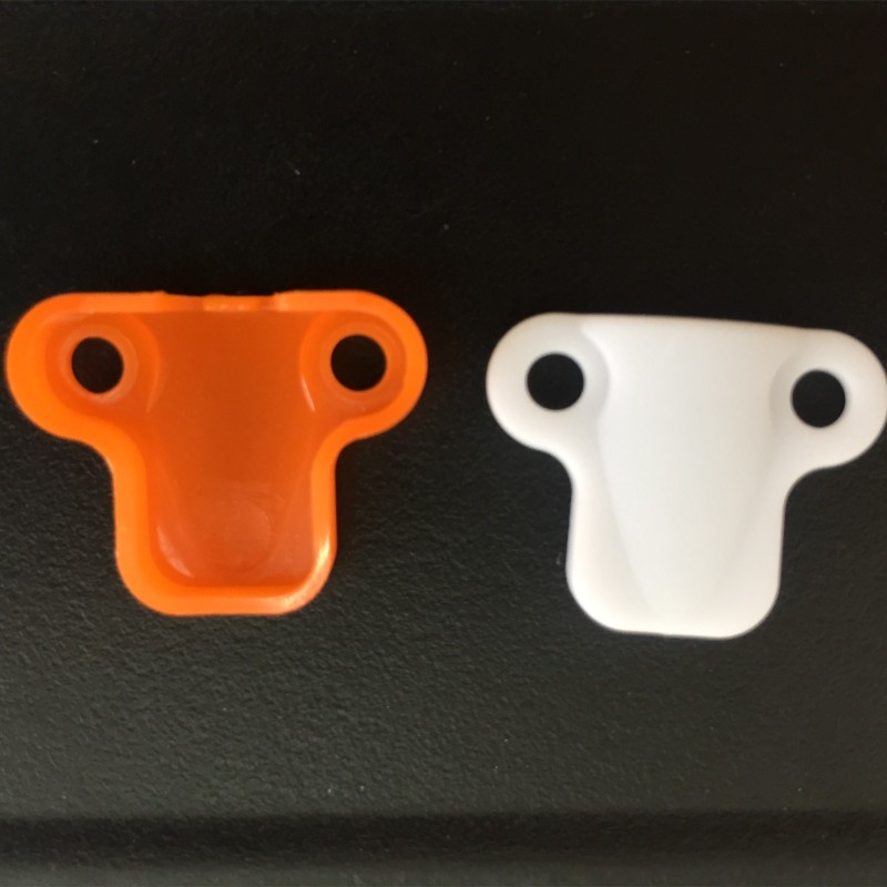 弧形紧定塑胶料电线固定片座板理绕压接线卡黑白蓝长21宽7.2高5.3