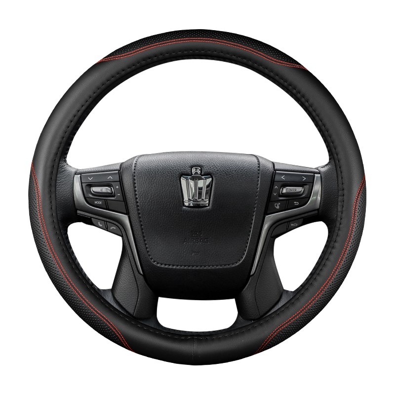适用于丰田皇冠方向盘套真皮12代皇冠13代14代款免手缝把套专用