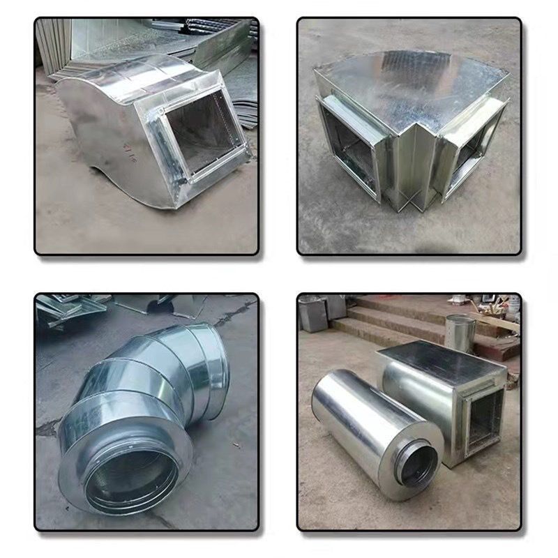 消声器静压箱镀锌板通风管道风机消音箱消声弯头排烟除尘降噪静压