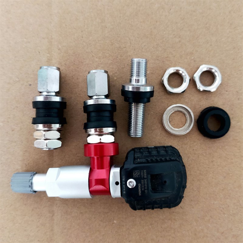 适用BBS RAYS WORK SSR小孔气门嘴双片锻造轮毂弯头胎压监测气嘴