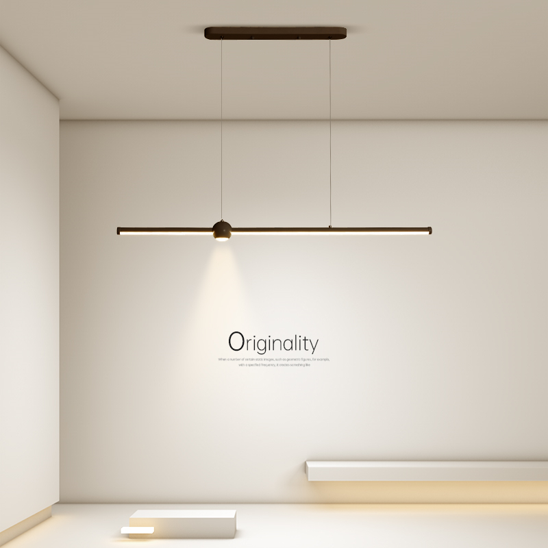 北欧led吊灯极简长条饭厅灯个性吧台灯创意客厅灯简约现代卧室灯