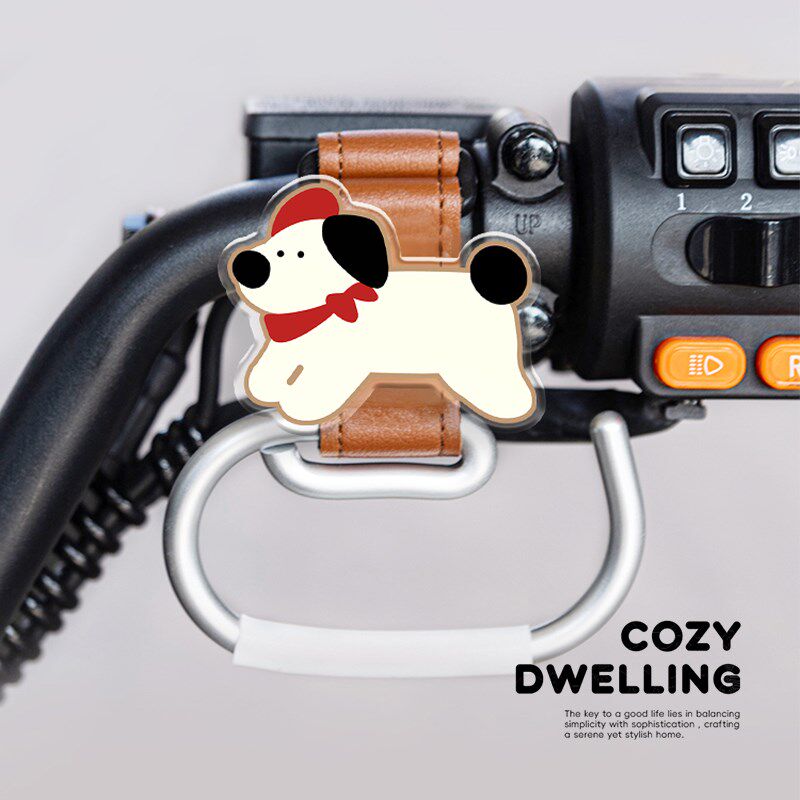 可爱电动车挂钩前置通用原创自行车挂钩U承重婴儿车挂钩