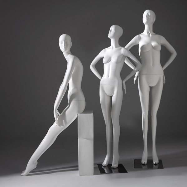 服装店模特道具女全身哑白橱窗假人偶高档模特展示架韩版婚纱人体