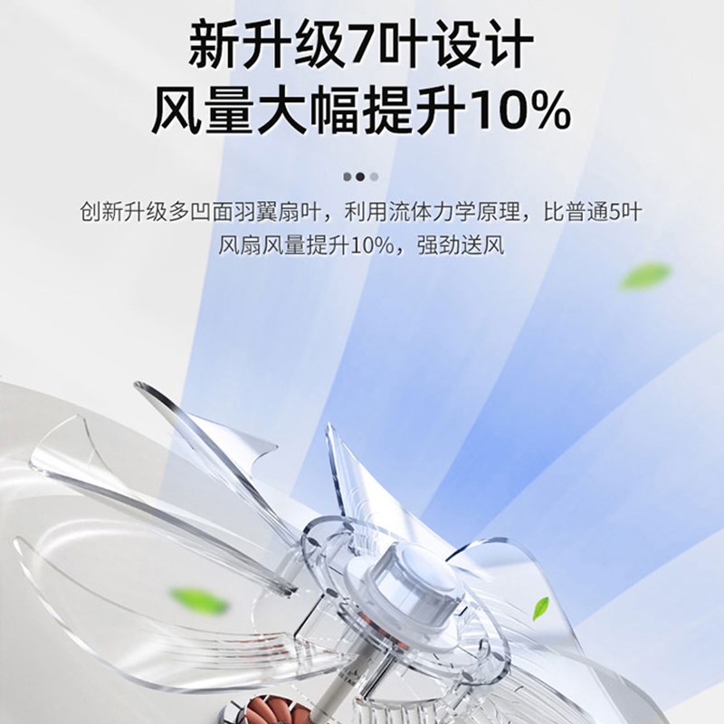 超薄摇头卧室风扇灯 2024新款简约餐厅书V房主卧室吊扇灯