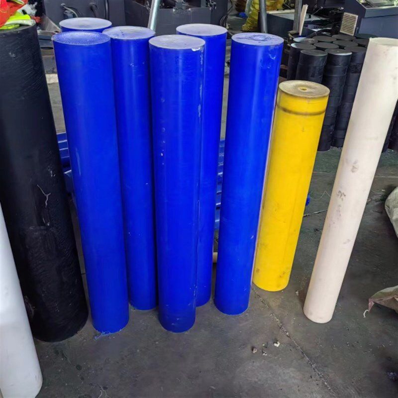 蓝色尼龙棒 耐磨实心塑料棒兰色纯料PA6棒 MC901棒材直径20-250mm