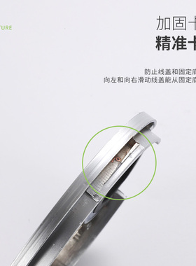 电脑桌台式办公桌洞穿线孔盖板书桌面过线走线盒圆形装饰盖圈开孔