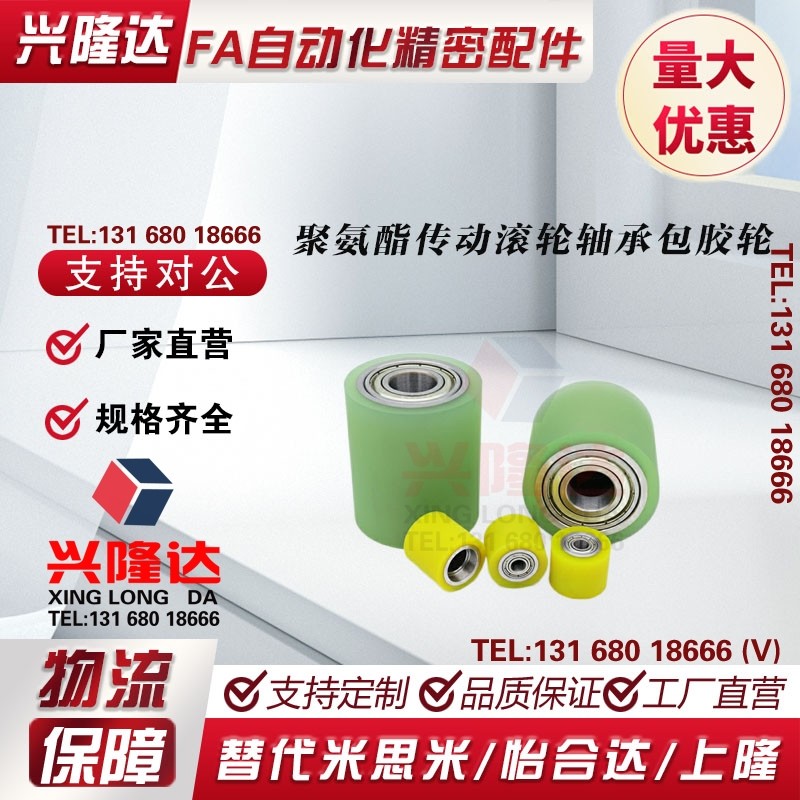 聚氨酯包胶滚轮 带轴承型 C-RORUA25/30/40/50/C-RORGA/C-RORGS
