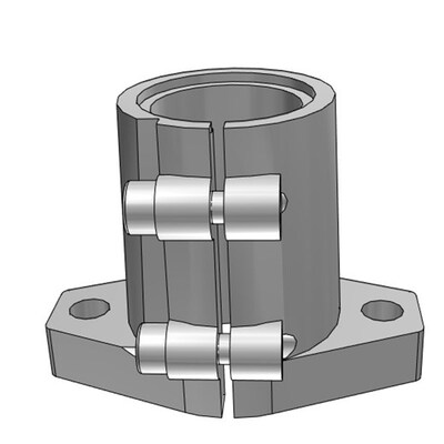 轴座卧式导向轴固定支座长导向型SHFTL1012 15 16 20 25 30 40 50