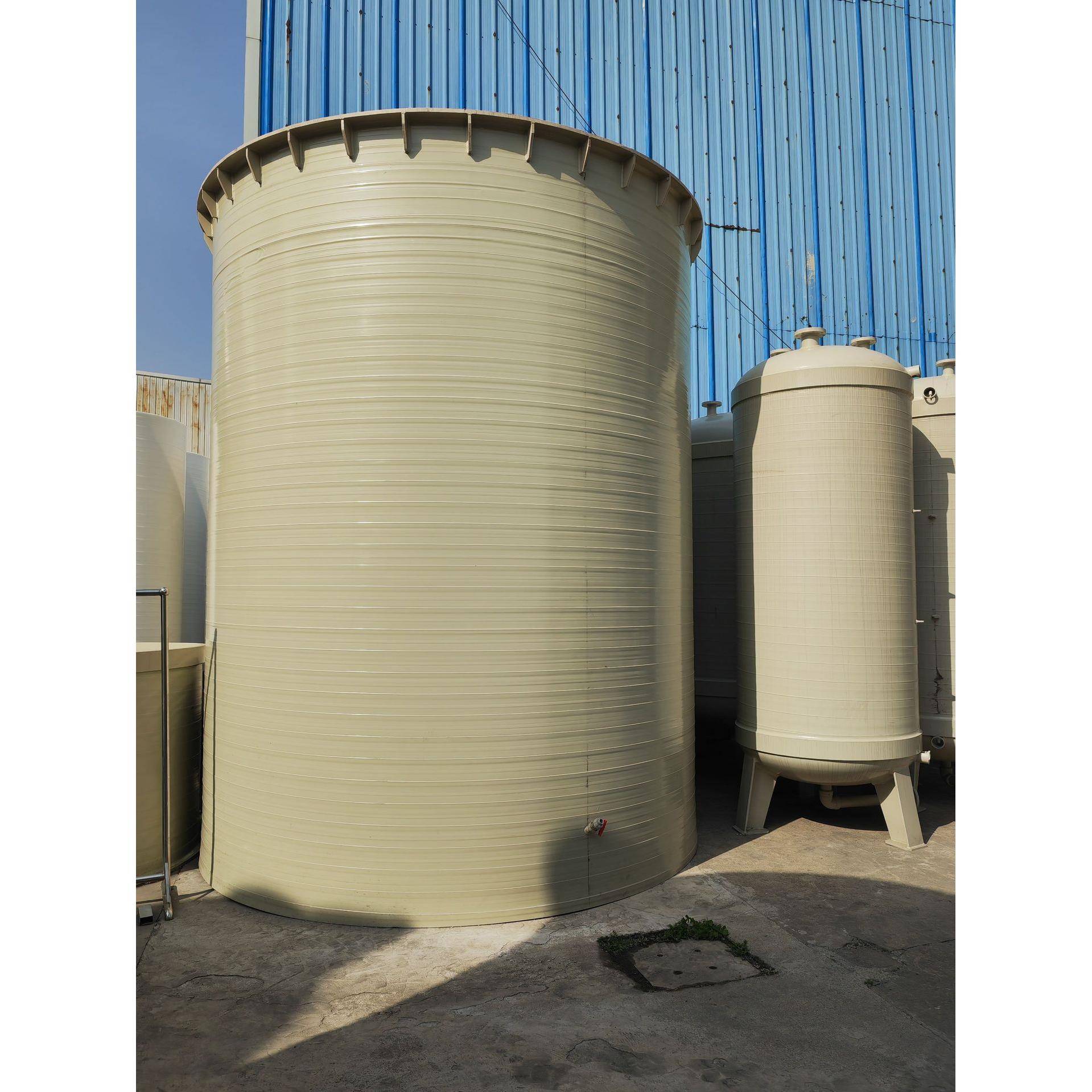 PPH储罐立式真空罐聚丙烯计量罐化工塑料罐PPH缠绕储罐