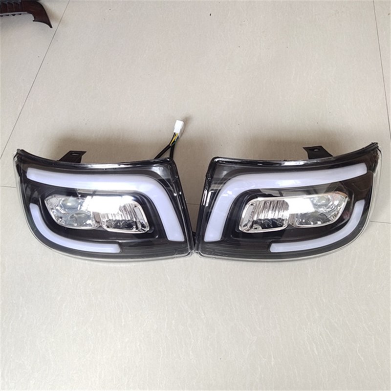 昆彭优美俏鸽坤鹏约玛富胜t电动车海棠前大灯中网玻璃前杠机盖钣