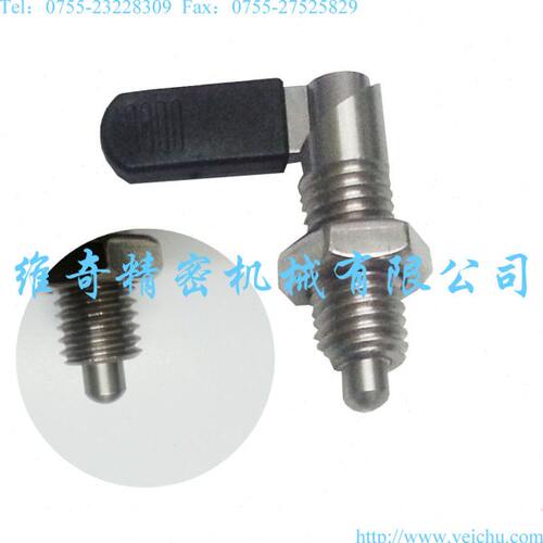 L型分度销 粗牙螺纹把手型旋钮柱塞 SPMXRB 180回转型分割定位柱