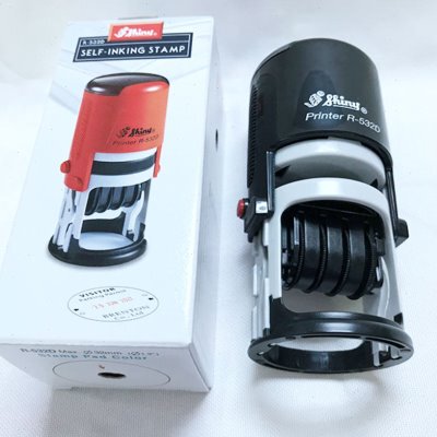 新力R-532D自动出油检验合格章IQC PASS出货检验日期可调章32MM