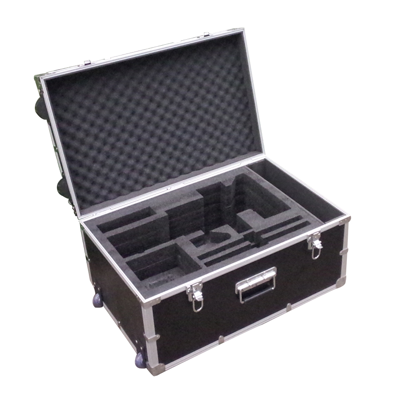 定做铝合金航空箱五金工具箱仪器灯箱重I型演出带轮子箱包自产自