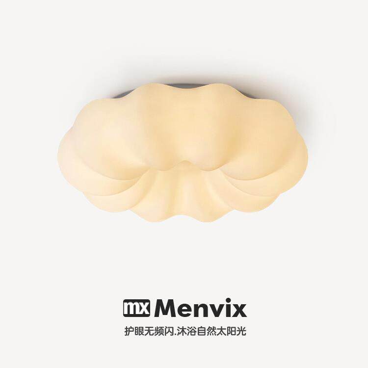Menvix北欧卧室吸顶灯设计师艺术儿童房云朵灯现代简约LED吊灯