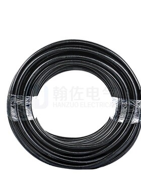 黑EWT-PA双拼尼龙软管AD16/22/3580/106黑色开口机械臂穿线管25米