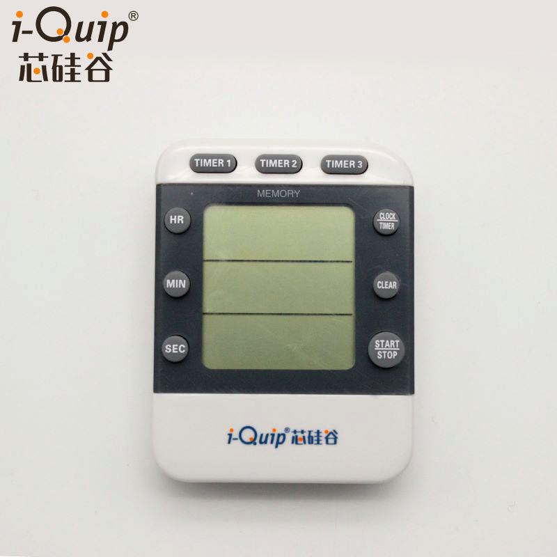 芯硅谷T6660三通道计时器 具有三个独立显示板 多功能秒表 提醒器