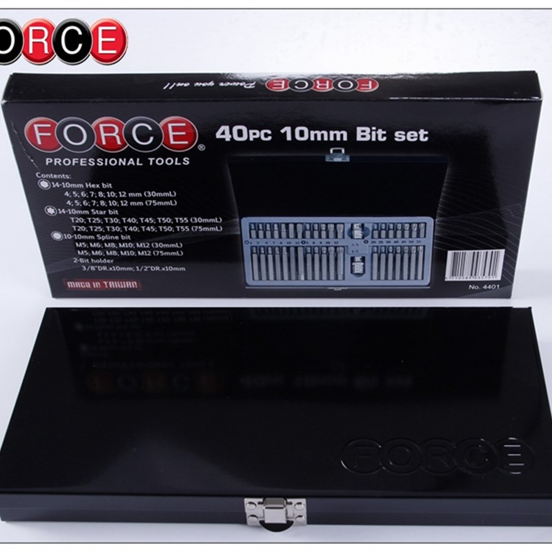 进口FORCE40件星批组套组合工具批头套筒扳手 汽保工具梅花内六角
