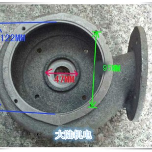 排污水泵配件污水泵蜗壳WQ 无堵塞污水泵叶轮出水泵头2.2K WQD新款