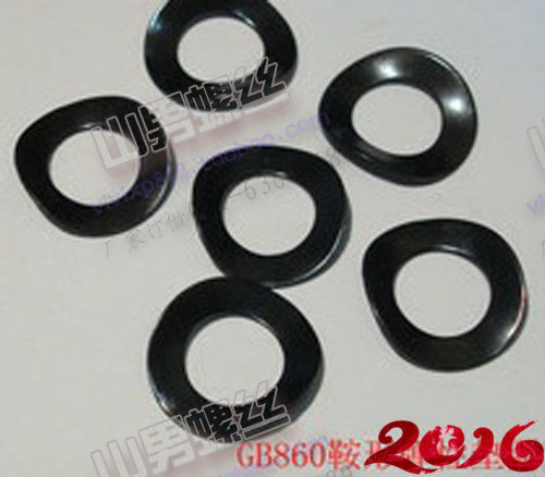 鞍形弹性垫圈GB860 65锰钢垫圈锁紧垫片波形垫圈3 4 5~12 100只