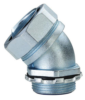 高品质DNJB型45度弯头外丝G1/2至G4寸连接12至100软管镀铬斜向接