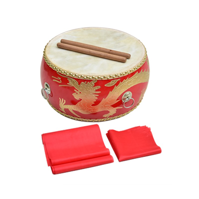 舞蹈课房打节f奏鼓乐器教室教学老师牛皮大红上课专用表演道具鼓